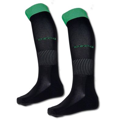 MEDIAS BICOLOR BLACK/GREEN