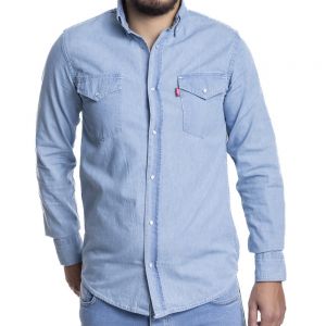 CHEMISE DENIM HOMME DEPART LIGHT BLUE