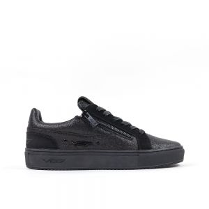 BASKETS DE LUXE VO7 ROMA GLITTER HOMME NOIR