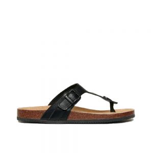 MULES THREADBARE ALEXANDRIA HOMME CUIR NOIR