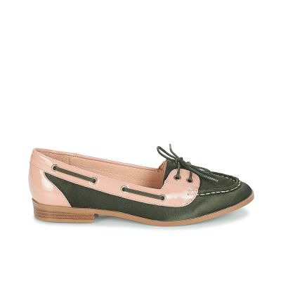 MOCASSINS ANDRÉ FEMME NONETTE VERT MILITAIRE