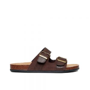 MULES THREADBARE ATTICUS HOMME CUIR MARRON