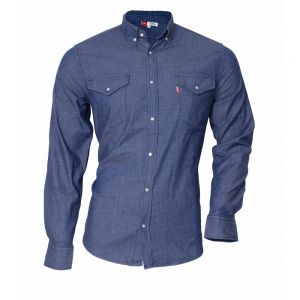 CHEMISE DENIM HOMME DEPART NAVY