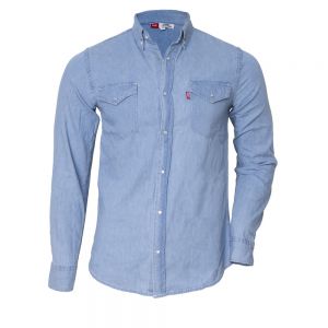 CHEMISE DENIM HOMME DEPART LIGHT BLUE