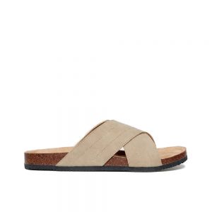 MULES THREADBARE ATLANES HOMME CUIR BEIGE