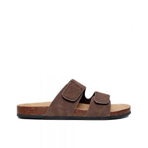 MULES THREADBARE ARTEMIS HOMME CUIR CHOCOLATE