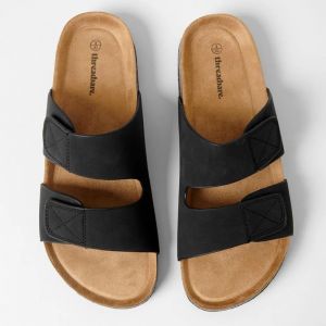 MULES THREADBARE ARTEMIS HOMME CUIR NOIR