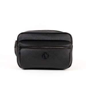 SACOCHE BANANE DE LUXE VO7 HOMME CUIR NOIR