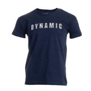 T-SHIRT HOMME DEPART  BLEU MARINE 100% COTON