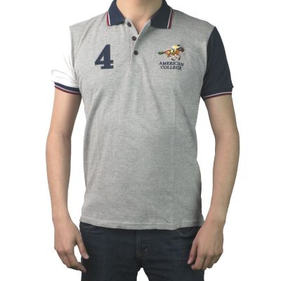 POLO AMERICAN COLLEGE GRIS